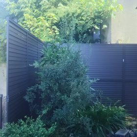 目隠しフェンス完成